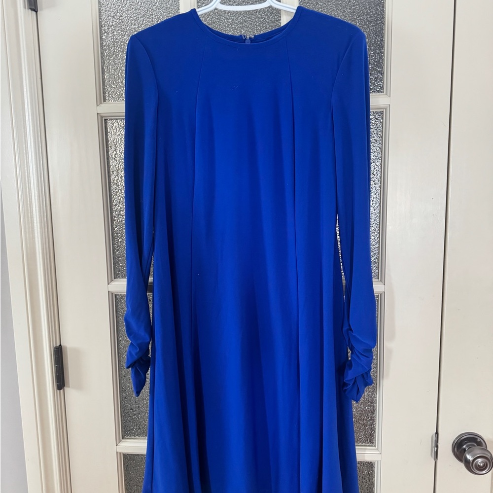 Ralph Lauren Royal Blue Long Sleeve Dress